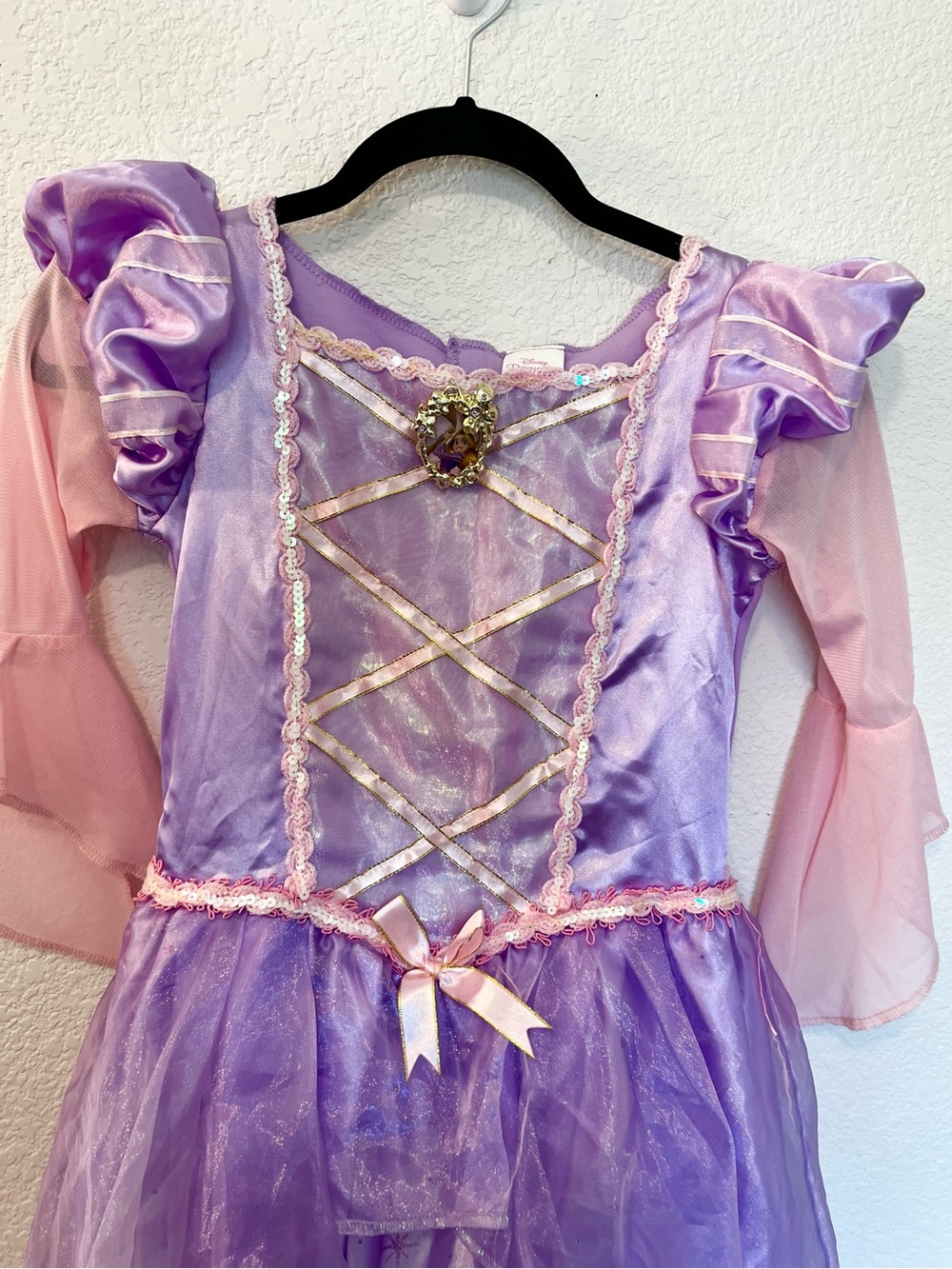 Disney Princess Rapunzel Dress- Size M (7/8) - Picture 3 of 8
